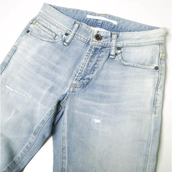 新品 e JEANS イージーンズ SEA HORSE BOY'S TAPERED 岡山児島 ストレッチテーパードデニムパンツ e-L805 22inch sky blue 定価26,400円 |  | 03