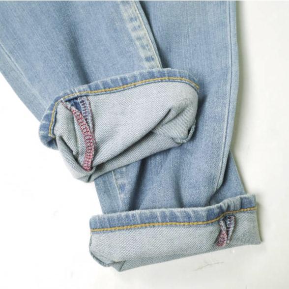 新品 e JEANS イージーンズ SEA HORSE BOY'S TAPERED 岡山児島 ストレッチテーパードデニムパンツ e-L805 22inch sky blue 定価26,400円 |  | 08