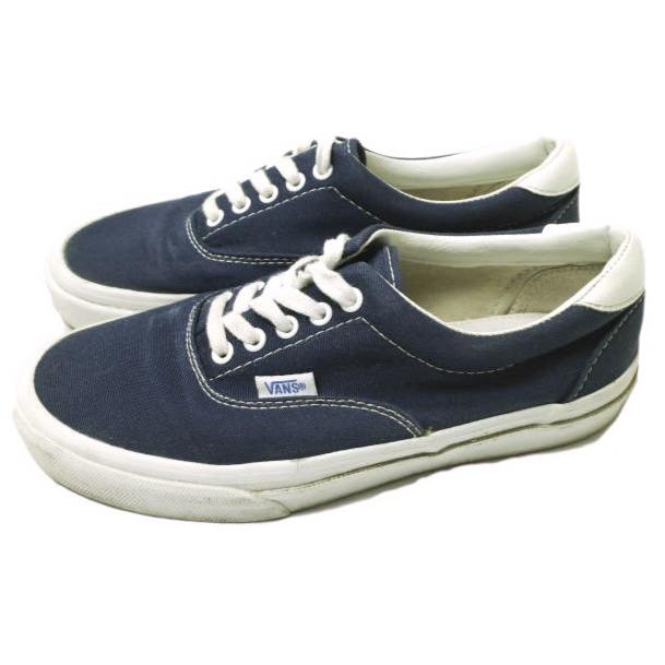【中古】未使用品 バンズ VANS 別注 ERA 50th BEAMS 40th キャンバス 547757-0001 フィギュア付 26.5 ネイビー メンズ VANS x BEAMS バンズ ビームス 別注 40TH ERA エラ 547757-0001 US5.5