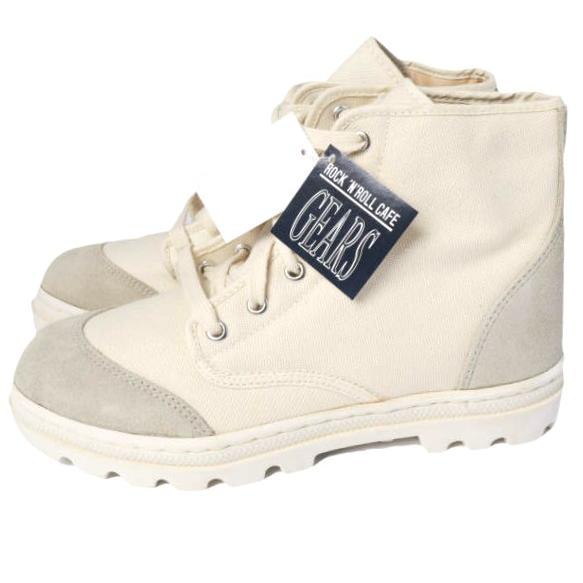 新品 ROCK'N ROLL CAFE GEARS CANVAS SPLIT COMBINATION BOOT キャンバスブーツ 936-3610-80-99 26.5cm NATURAL ワーク シューズ g10056 |  | 01