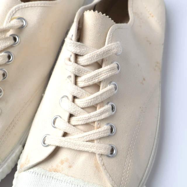 ドイツ軍 GERMAN ARMY TRETORN SNEAKER トレトン社製 キャンバスミリタリースニーカー 44(28.5cm) ECRU 軍物 ヴィンテージ シューズ g10061 |  | 07