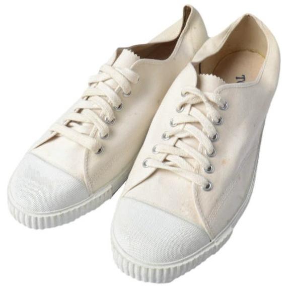 ドイツ軍 GERMAN ARMY TRETORN SNEAKER トレトン社製 キャンバスミリタリースニーカー 45(29cm) ECRU 軍物 ヴィンテージ TOURNAMENT g10063 | 