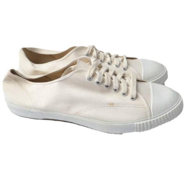 ドイツ軍 GERMAN ARMY TRETORN SNEAKER トレトン社製 キャンバスミリタリースニーカー 45(29cm) ECRU 軍物 ヴィンテージ TOURNAMENT g10063 |  | 02