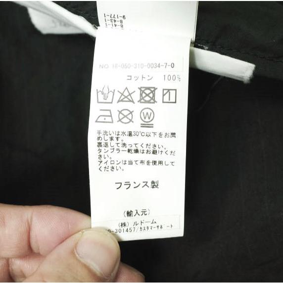 新品 ATELIER SUPPAN アトリエスパン A1708 Front Silver925 Hook Shirt Jacket HAND DYED フロントフックシャツジャケット 1 BLACK |  | 06