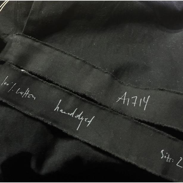 新品 ATELIER SUPPAN アトリエスパン A1714 Heavy Cotton Hooded Long Coat  HAND DYED ハンドダイ フーデッドロングコート 2 BLACK g10070 |  | 02