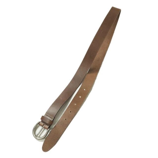 CURIOSO クリオーゾ イタリア製 スムースレザーベルト 85/34 ブラウン レザー g10071 |  | 01