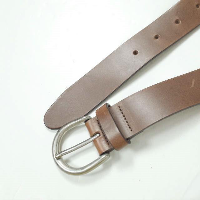CURIOSO クリオーゾ イタリア製 スムースレザーベルト 85/34 ブラウン レザー g10071 |  | 02