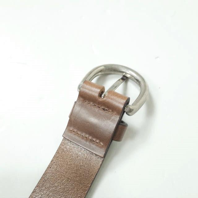 CURIOSO クリオーゾ イタリア製 スムースレザーベルト 85/34 ブラウン レザー g10071 |  | 03