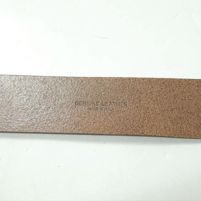 CURIOSO クリオーゾ イタリア製 スムースレザーベルト 85/34 ブラウン レザー g10071 |  | 05