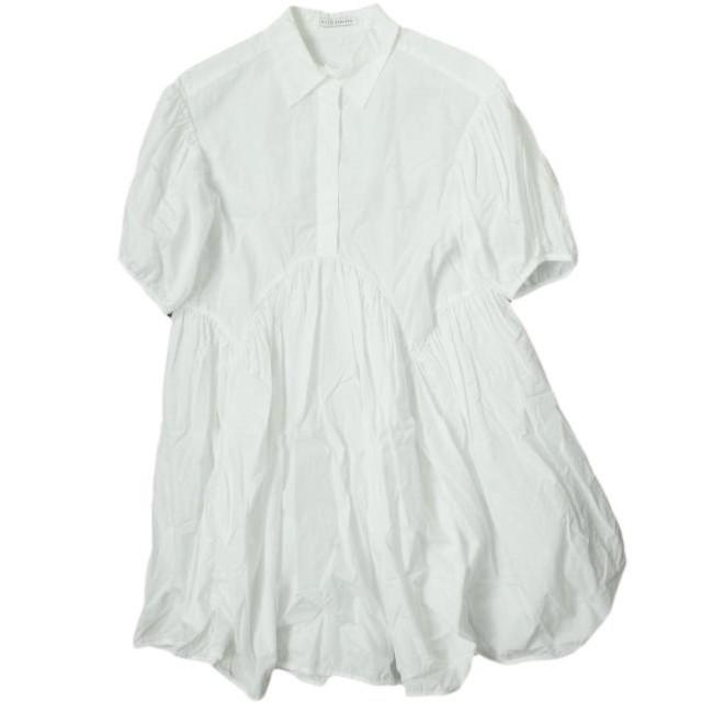 CECILIE BAHNSEN セシリーバンセン Esther Dress ギャザーシャツワンピース 1577-343-7524 UK6 ...