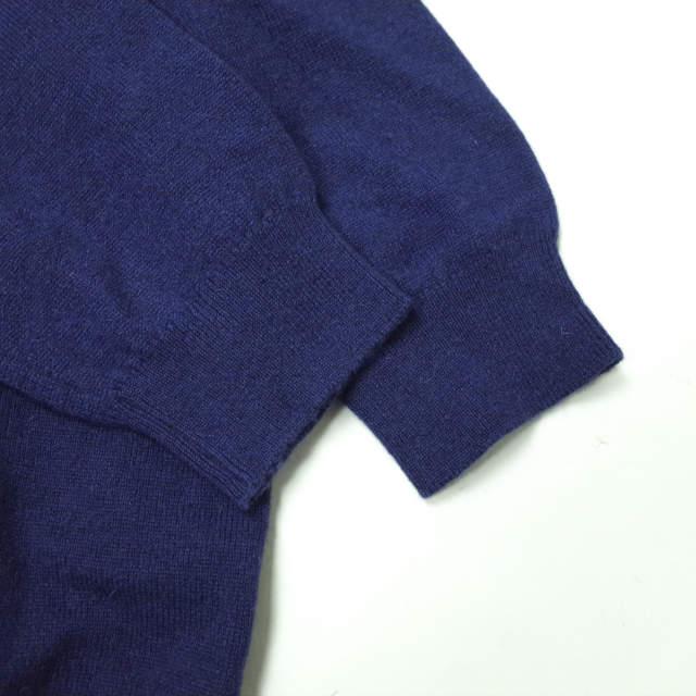 JOHNSTONS ジョンストンズ スコットランド製 カシミヤ七分袖ニット 34 ネイビー セーター プルオーバー トップス g10097 |  | 04