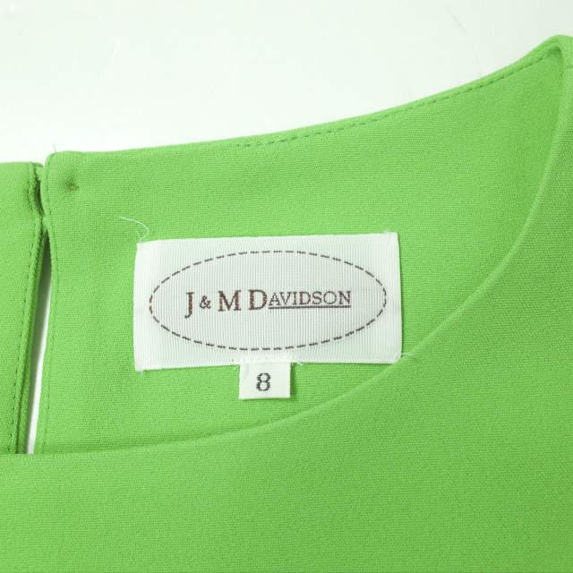 J＆M Davidson ジェイアンドエムデヴィッドソン パステルカラーノースリーブフレアワンピース 7652DS-19006 8 グリーン 膝丈 ドレス g10104 |  | 02