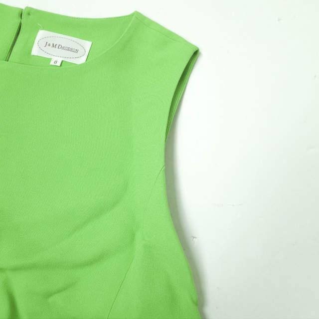 J＆M Davidson ジェイアンドエムデヴィッドソン パステルカラーノースリーブフレアワンピース 7652DS-19006 8 グリーン 膝丈 ドレス g10104 |  | 04