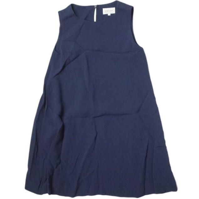 J＆M Davidson ジェイアンドエムデヴィッドソン 日本製 ノースリーブフレアワンピース 7652B-19006 8 ネイビー 膝丈 ドレス g10105 | 