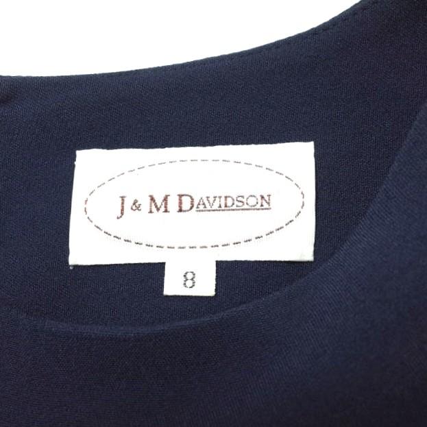 J＆M Davidson ジェイアンドエムデヴィッドソン 日本製 ノースリーブフレアワンピース 7652B-19006 8 ネイビー 膝丈 ドレス g10105 |  | 02