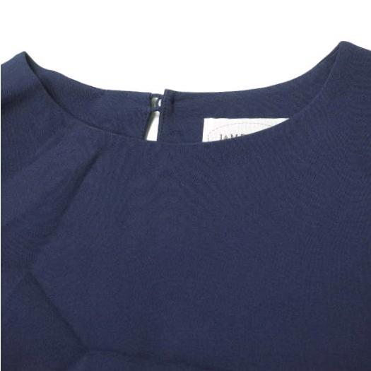 J＆M Davidson ジェイアンドエムデヴィッドソン 日本製 ノースリーブフレアワンピース 7652B-19006 8 ネイビー 膝丈 ドレス g10105 |  | 03