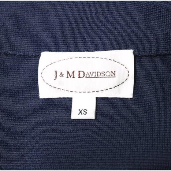 J＆M Davidson ジェイアンドエムデヴィッドソン バイカラーノースリーブコットンニットワンピース 627-17031 XS ブルー/ネイビー g10107 |  | 02