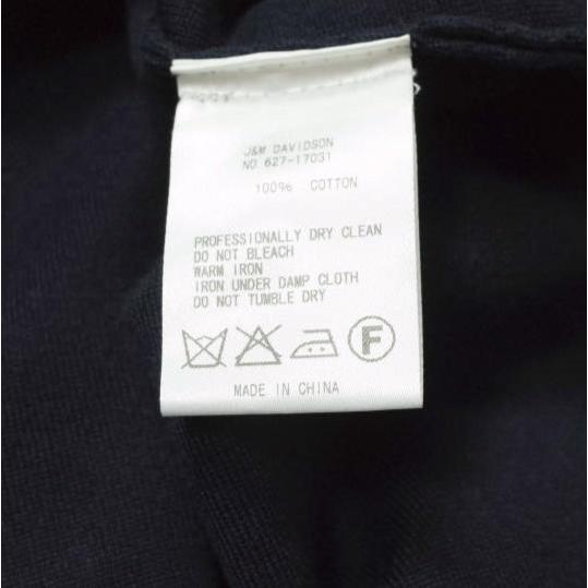 J＆M Davidson ジェイアンドエムデヴィッドソン バイカラーノースリーブコットンニットワンピース 627-17031 XS ブルー/ネイビー g10107 |  | 06