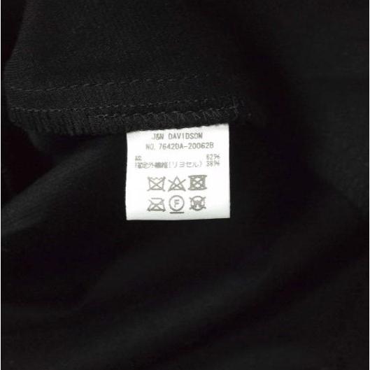 J＆M Davidson ジェイアンドエムデヴィッドソン コットン天竺クルーネックショートスリーブワンピース ?76420A-20062B 8 ブラック ドレス |  | 07