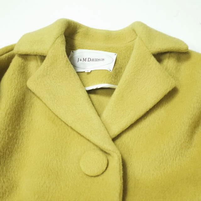 J＆M Davidson ジェイアンドエムデヴィッドソン 日本製 Aラインウールコート 80708/20191 6 イエロー チェスター ロング アウター g10110 |  | 02
