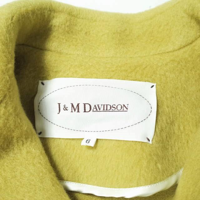 J＆M Davidson ジェイアンドエムデヴィッドソン 日本製 Aラインウールコート 80708/20191 6 イエロー チェスター ロング アウター g10110 |  | 05