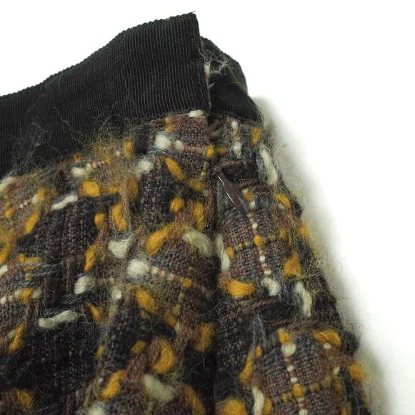 J＆M Davidson ジェイアンドエムデヴィッドソン 日本製 編み込みウール フレアスカート 7571-18957 8 ブラウン ボトムス g10116 |  | 04