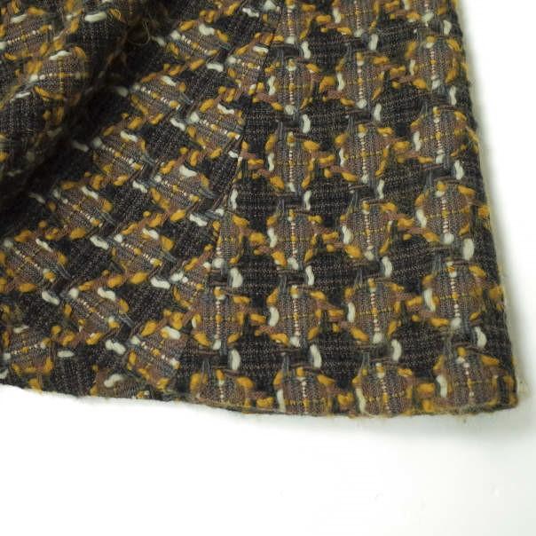 J＆M Davidson ジェイアンドエムデヴィッドソン 日本製 編み込みウール フレアスカート 7571-18957 8 ブラウン ボトムス g10116 |  | 05