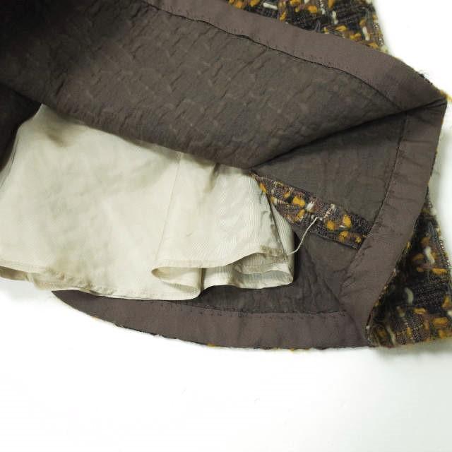 J＆M Davidson ジェイアンドエムデヴィッドソン 日本製 編み込みウール フレアスカート 7571-18957 8 ブラウン ボトムス g10116 |  | 06