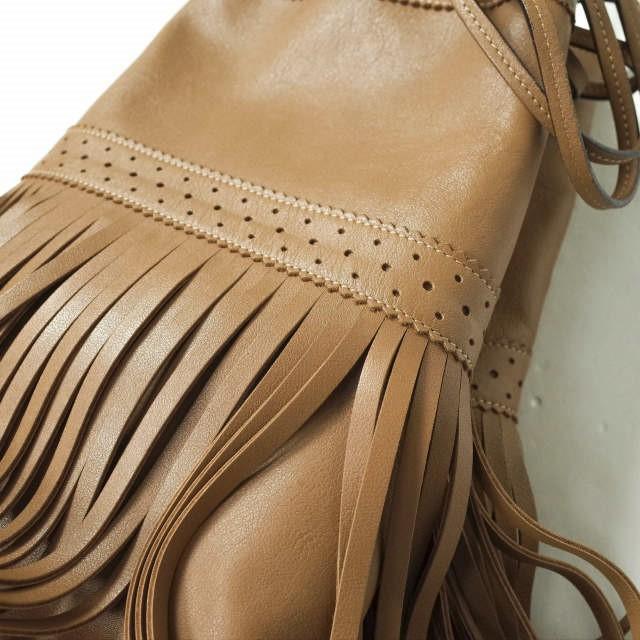 J＆M Davidson ジェイアンドエムデヴィッドソン FRINGE CARNIVAL フリンジカーニバル ブラウン 巾着 ショルダーバッグ ハンドバッグ g10117 |  | 04