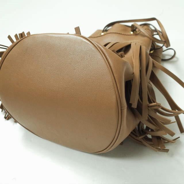 J＆M Davidson ジェイアンドエムデヴィッドソン FRINGE CARNIVAL フリンジカーニバル ブラウン 巾着 ショルダーバッグ ハンドバッグ g10117 |  | 05