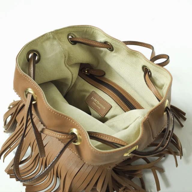 J＆M Davidson ジェイアンドエムデヴィッドソン FRINGE CARNIVAL フリンジカーニバル ブラウン 巾着 ショルダーバッグ ハンドバッグ g10117 |  | 06