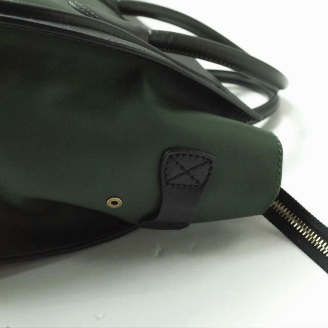 CELINE セリーヌ ラゲージミニショッパー F-AT-0171 F-UP-0171 Forest(グリーン/ブラック) Luggage スムースレザー ハンドバッグ g10131 |  | 06