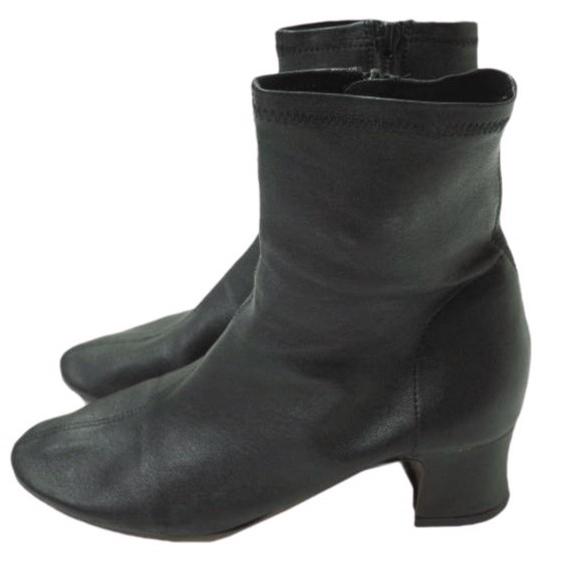 JVAM ジェーヴィーエーエム レザーサイドジップブーツ 38(24-24.5cm) BLACK ヒール シューズ g10165 |  | 01