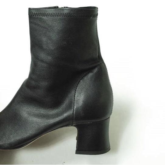 JVAM ジェーヴィーエーエム レザーサイドジップブーツ 38(24-24.5cm) BLACK ヒール シューズ g10165 |  | 06