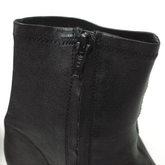 JVAM ジェーヴィーエーエム レザーサイドジップブーツ 38(24-24.5cm) BLACK ヒール シューズ g10165 |  | 07