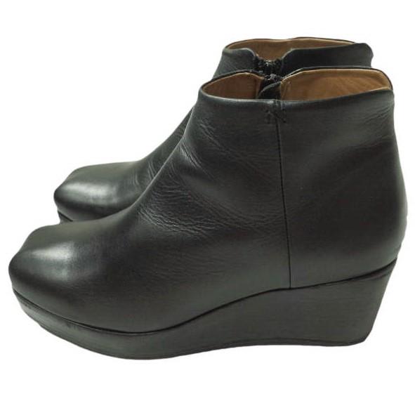 TRACEY NEULS トレーシーニュールズ BOLAN ウエッジソールサイドジップショートブーツ 39(24.5-25cm) BLACK HEART 35 WEDGE g10166 |  | 01
