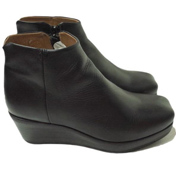 TRACEY NEULS トレーシーニュールズ BOLAN ウエッジソールサイドジップショートブーツ 39(24.5-25cm) BLACK HEART 35 WEDGE g10166 |  | 02