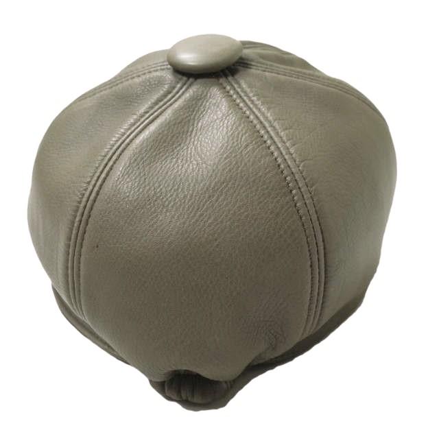 LIKA イタリア製 レザー6パネルキャップ M(内周約56-59cm) グレージュ 帽子 g10174 |  | 01