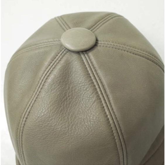 LIKA イタリア製 レザー6パネルキャップ M(内周約56-59cm) グレージュ 帽子 g10174 |  | 03