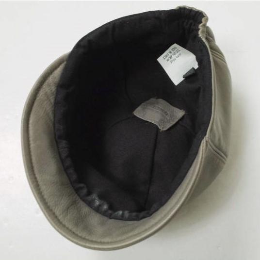 LIKA イタリア製 レザー6パネルキャップ M(内周約56-59cm) グレージュ 帽子 g10174 |  | 04