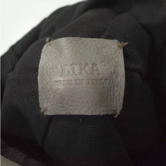 LIKA イタリア製 レザー6パネルキャップ M(内周約56-59cm) グレージュ 帽子 g10174 |  | 05