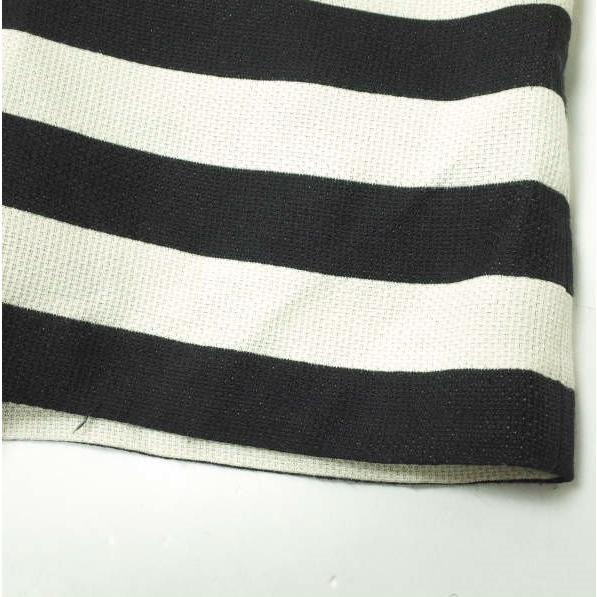 IENA イエナ 日本製 ウールアクリル ボーダースカート 09060900306030 36 ブラック/ベージュ 台形 ボトムス g10178 |  | 05