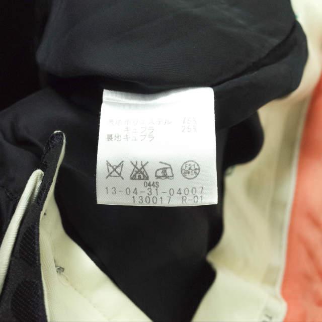 TOMORROWLAND Collection トゥモローランド コレクション ポルカドットノープリーツスラックス 13-04-31-04007 36 ネイビー パンツ g10181 |  | 07