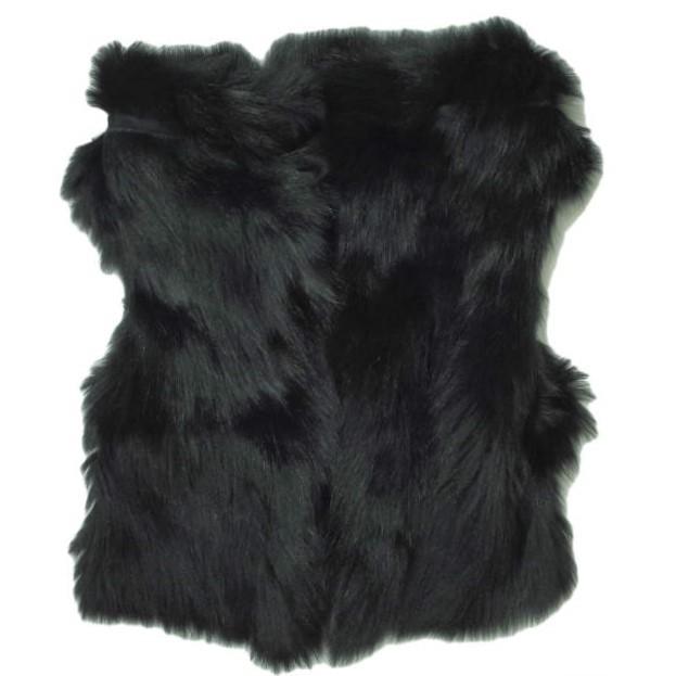 DRESSTERIOR ドレステリア リアルファーベスト 085-49032 Free ブラック ジレ フォックス トップス g10192 | 