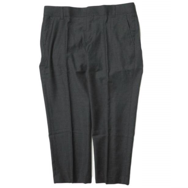 DRESSTERIOR ドレステリア 日本製 グレンチェックノープリーツスラックス 085-62120 38 チャコールグレー パンツ ボトムス g10195 | 