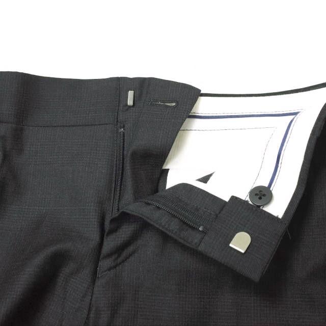 DRESSTERIOR ドレステリア 日本製 グレンチェックノープリーツスラックス 085-62120 38 チャコールグレー パンツ ボトムス g10195 |  | 03