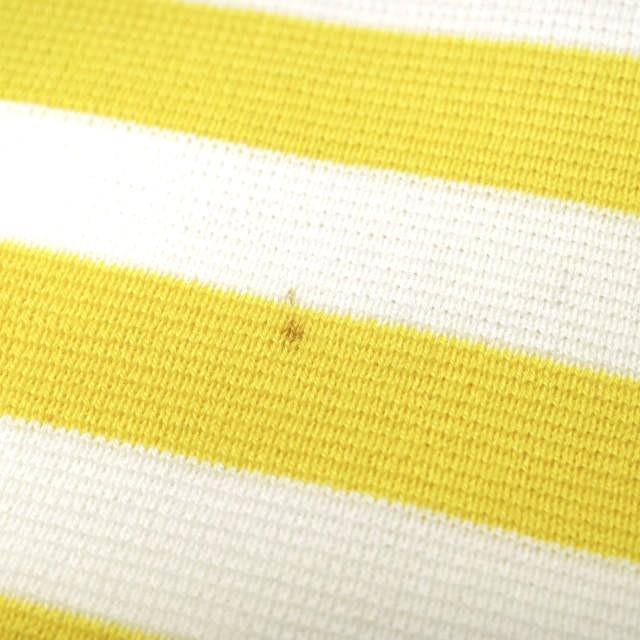 J＆M Davidson ジェイアンドエムデヴィッドソン ボーダーノースリーブコットンニットワンピース 556-17001 S イエロー ドレス g10206 |  | 06