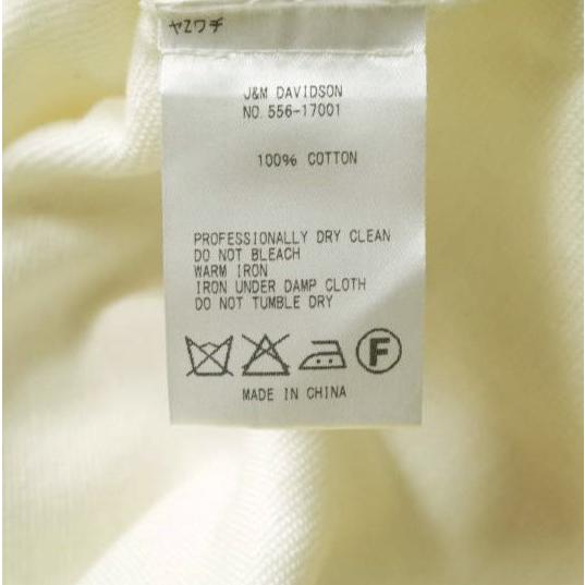 J＆M Davidson ジェイアンドエムデヴィッドソン ボーダーノースリーブコットンニットワンピース 556-17001 S イエロー ドレス g10206 |  | 09