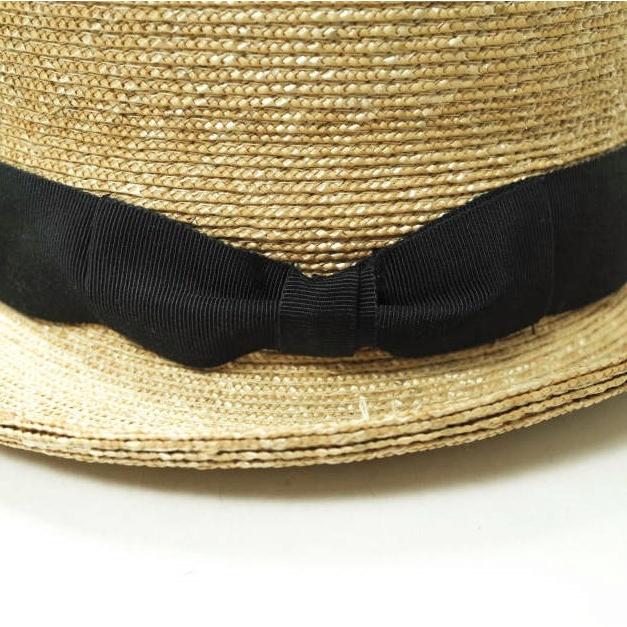 ELLEN CHRISTINE エレンクリスティーン アメリカ製 ポークパイストローハット Free ナチュラル IENA 麦わら帽子 カンカン帽 帽子 g10209 |  | 02