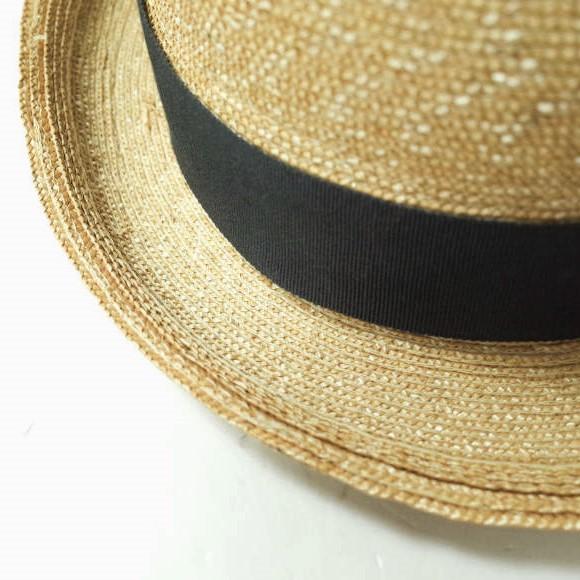 ELLEN CHRISTINE エレンクリスティーン アメリカ製 ポークパイストローハット Free ナチュラル IENA 麦わら帽子 カンカン帽 帽子 g10209 |  | 03